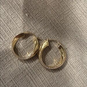 JACKIE MACK DESIGNS Women's Lava Hoops In Gold